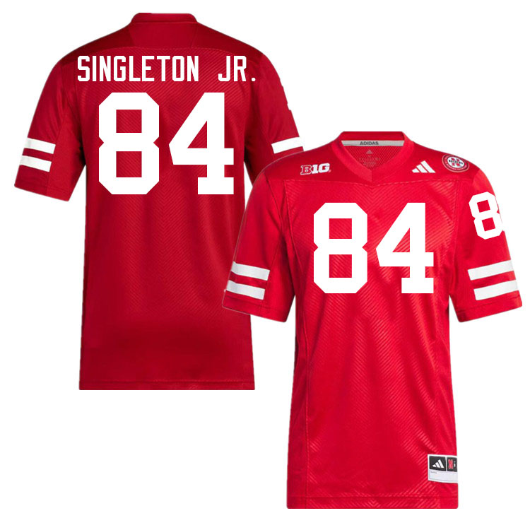 Nebraska Cornhuskers #84 DJ Singleton Jr. College Football Jersey Stitched-Scarlet